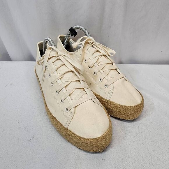 Keds Triple Kick Jute Sneaker Espadrille Women's 10 Cream - Picture 1 of 9